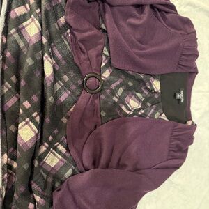 Perceptions Black Dress with Shrug